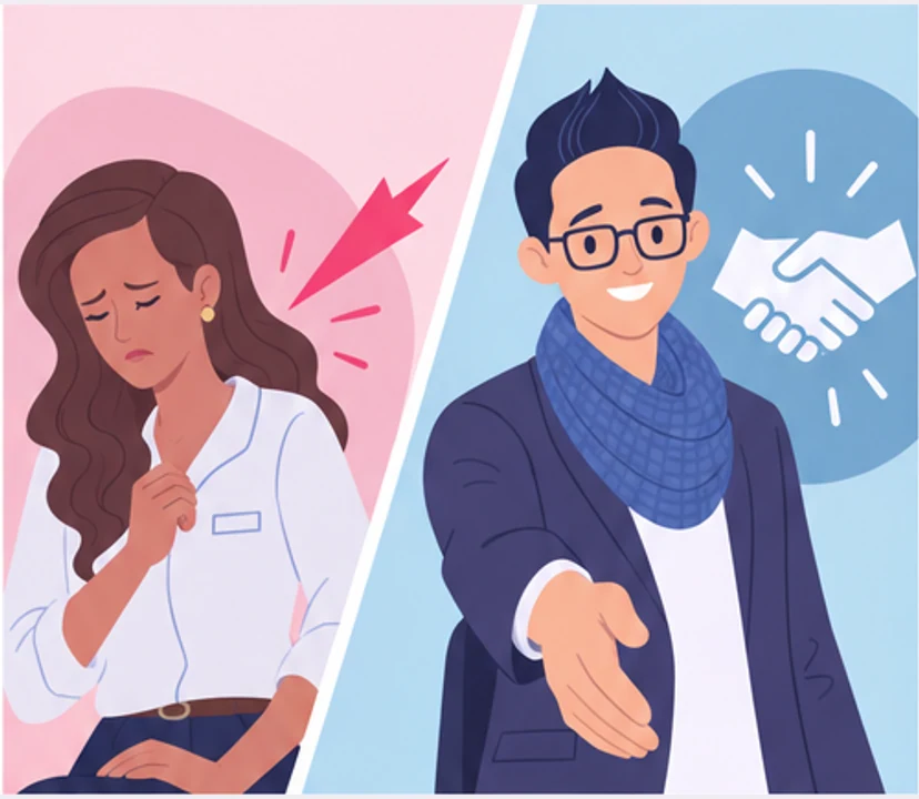 Maja hears direct feedback as dislike, while Jonas sees it as honesty.