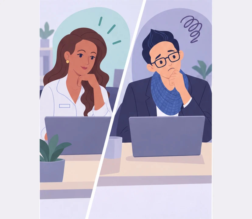 Maja and Jonas leave with different understandings of the same conversation.